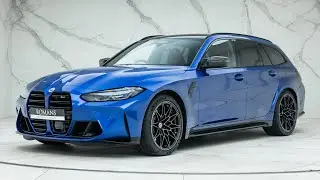 2023 BMW M3 Touring - Portimao Blue - Walkaround & Interior & Revs