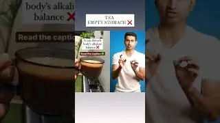 Stop Drinking Tea Empty Stomach ❌ #shorts