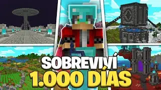 Sobreviv&iacute; 1,000 D&Iacute;AS en Minecraft SUPERVIVENCIA [PEL&Iacute;CULA COMPLETA]