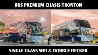 Adiputro Jetbus 5 SHD Single Glass & Double Decker Siap Meramaikan GIIAS 2023 !!! #busviral