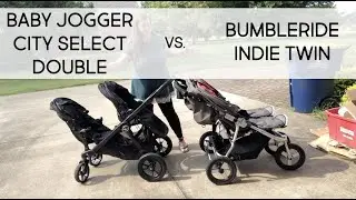 Baby Jogger City Select Double против Bumbleride Indie Twin {сравнение двухместных колясок}