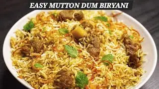 Mutton Dum Biryani Recipe ||Easy & Tasty||for subscribers Demand||Viral the video||COOKING WTH SANA 