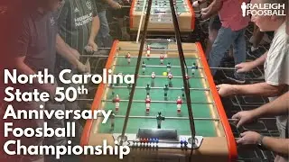 Victor Davis & Mike Giles vs Eric Mccraw & Scott Smith - NC State 50th Anniversary Foosball