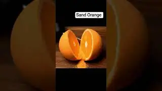 Sand Orange ASMR fruit cutting 🍊#satisfying