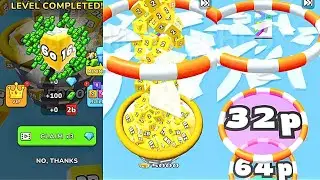 O, P and Q Race | Jelly Run 2048 | High Score Challenge 