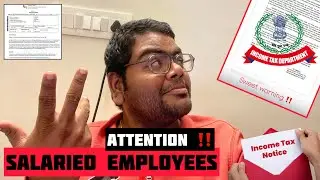 Attention SALARIED Employees ‼️Income Tax Notices are served for thousands of employees | TAXter
