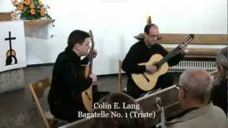 2 Bagatelles by Colin E. Lang for guitar duo