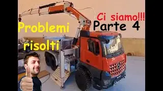 Come Radiocomandare un Bruder Mercedes Benz Arocs Parte 4 Prova gru su Autocarro