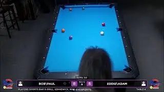 BOB\PAUL vs EDDIE\ADAM - PLAYERS SPORTS BAR & GRILL - TABLE 4 | EvoSports