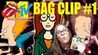 MAMA J RIPS OPEN A MTV BAG CLIP #1 (Daria, Jane, Jodie, Bevis, Butthead cartoon)