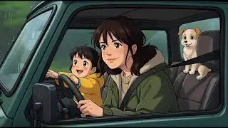 A Peaceful Rain Camping ASMR 4 🏕️ Mother Daughter Jungle Adventure | Ghibli Style ASMR
