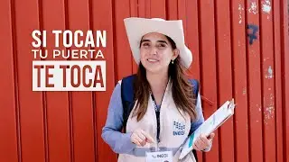 Entrevistadora de la Encuesta Intercensal 2025