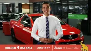 Zupps Mt Gravatt Holden 4 Day Sale!