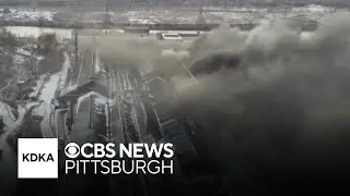 Tin plant catches fire in West Virginia