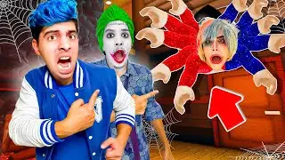 O ARLEQUINO VIROU UMA ARANHA E ATACOU TODO MUNDO!! (SPIDER ROBLOX)