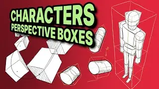 How to Draw Characters inside Perspective Boxes - Beginner Tutorial
