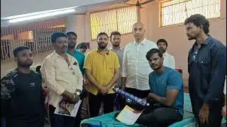 Blood Donation Camp. speech by Naveen- Rainbow Blood,  we  Are With You Trust || ASHOK GYM || 1994