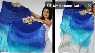 DIY Arabic Dance Fan  | Belly Dance Props |  DIY Paper Dance Fans Ideas