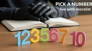 Pick a Number (1&ndash;10) | Live Moral Message | Calm Human Writing