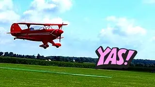 The FMS Pitts V2 1400mm Another Great Flight!