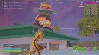 Exploring cosmic durr burger in Fortnite reload  ￼@weszily 