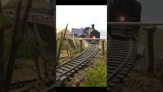 TRAIN VS ROAD BLOCK 😱