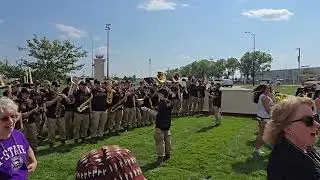 West Point Spirit Band, Rabble Rousers Perform At AOG Tailgate at Army-KState Game