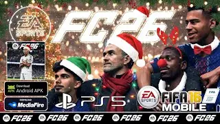 💥SAIU!! APK EA FC 26 MOD FIFA 16 MOBILE ESPECIAL DE NATAL | DOWNLOAD MEDIAFIRE 