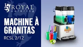 Machine &agrave; granitas Royal Catering RCSL 2/12 | Pr&eacute;sentation du produit