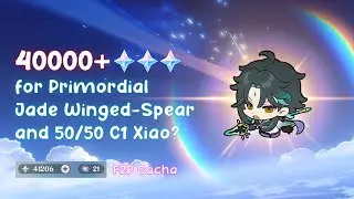 How many Primordial Jade Winged-Spear and Xiao can I get with 40k primogems? | Genshin Impact (原神)