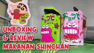 Unboxing & Review Makanan Shinchan (Chocobi Coklat & Strawberry)