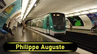 Metro Station Philippe Auguste - Paris 🇫🇷 - Walkthrough 🚶