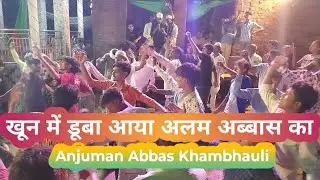 6th Muharram Sheetal Ganj || Anjuman Abbas Khambhauli #moharram #tajiya #taziyadari #viralvideo