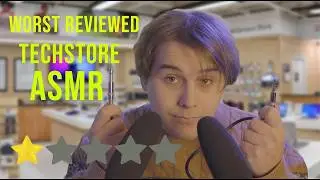WORST Reviewed Tech Store ASMR 📉🛒 日本語字幕