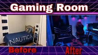 DIY Gaming Room SETUP / Small Bedroom 2021