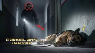 Schäferhund, im Schnee Gefesselt – Ein Einsamer Mann Tat Das Unerwartete...