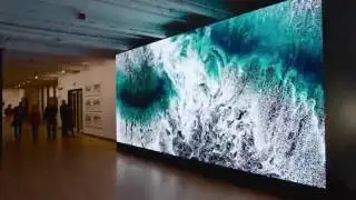Digital Wave Installation at MASS MoCA | Clifford Ross | Landscape Seen & Imagined