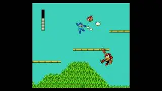 Mega Man 2 Прохождение 1. Эйрмен, Вудмен