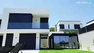 Zip Perde ve Bioklimatik Sistem Uygulaması | Ferrini | Zipline and Bioclimatic System