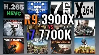 Ryzen 9 3900X vs i7 7700K Benchmarks | Test Review | Comparison | Gaming | 13 Tests
