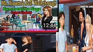 Miss Bissette'sFull Walkthrough |Summertime saga 0.20.5/0.17.5 full version game