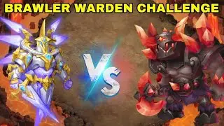 BRAWLER WARDEN CASTLE CLASH || INFINITY RUN || FULL SETUPS BUILD