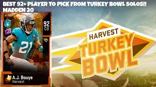 BEST 92+ HARVEST PLAYERS TO CHOOSE FROM THE 