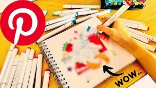 Pinterest Chooses What I Draw !  | Viral Art Trend 