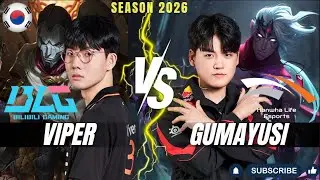 BLG Viper vs HLE Gumayusi - Viper JHIN vs Gumayusi VARUS ADC - Patch 26.2 KR Ranked | lolrec