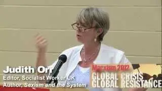British socialist Judith Orr at Marxism 2012 - May 25 at Ryerson University in  Toronto, Canada