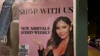 The Snooki Shop The Jersey Shore MTV (TV series) retail store in Beacon New York State USA 2022