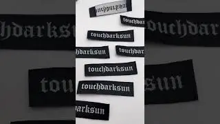Side Folding Woven Labels | Custom Branding Tags for Clothing &ndash; Label Hub PK