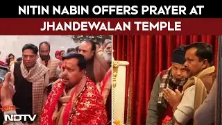 Nitin Nabin Offers Prayer At Jhandewalan Temple Ahead Of BJP President Announcement