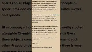 Physics as a Science🌍//physicswalla🌍😊//#physics #physicswallah#gravity#learning #studies #subscribe